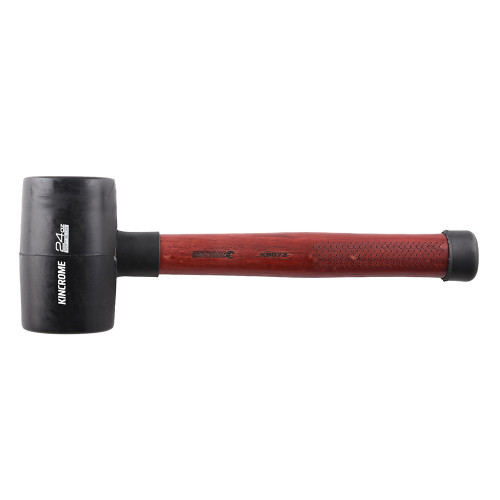 24OZ (680GM) SOFT BLOW RUBBER MALLET TIMBER HANDLE