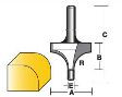ROUND OVER 5/16 W/BEAR D/F 1/2SHK ROUTER BIT