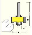 6.35MM REBATING 1/4SHK ROUTER BIT