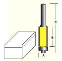 9.5MM FLUSH TRIM 1/4SHK ROUTER BIT