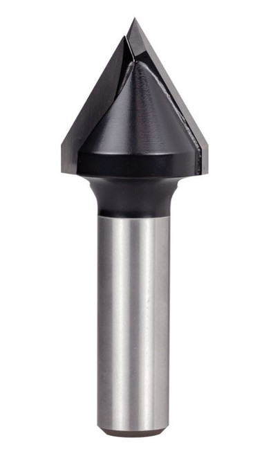 1\" (25.4MM) 60 DEG. VEE GROOVE 1/2SHK ROUTER BIT