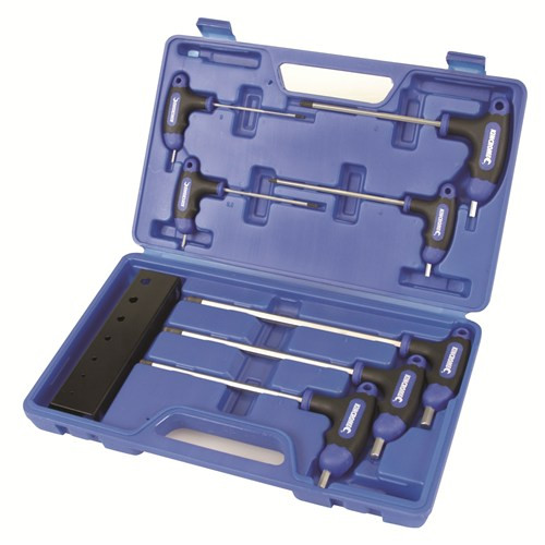 7PCE IMPERIAL MOULDED T-HANDLE HEX KEY SET
