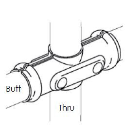 40X40MM GALV CROSS