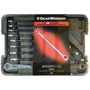 9PCE 5/16-3/4" IMP XL DOUBLE BOX RATCHETING SPANNER SET