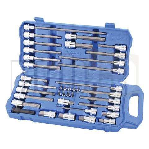 38PCE 1/4\" & 1/2\" DR AUTOMOTIVE BIT SOCKET SET
