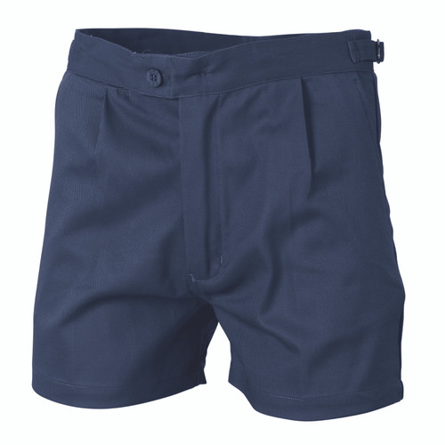 132R NAVY COTTON DRILL WORK SHORTS