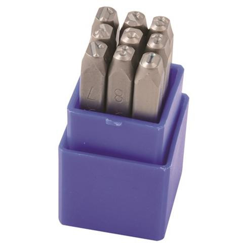 9PCE 5MM NUMBER STAMP SET