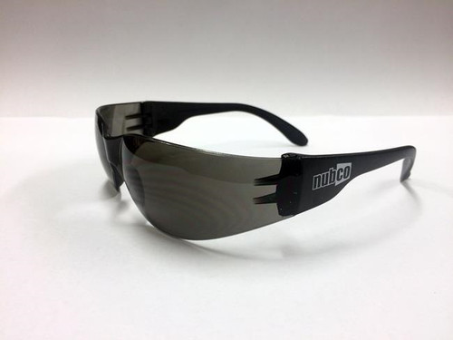 SAFETY GLASSES SMOKE LENS BOX OF 12