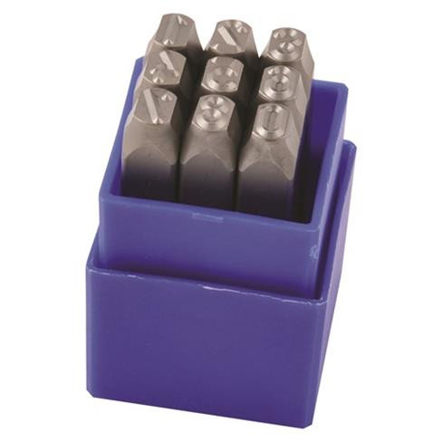 9PCE 8MM NUMBER STAMP SET