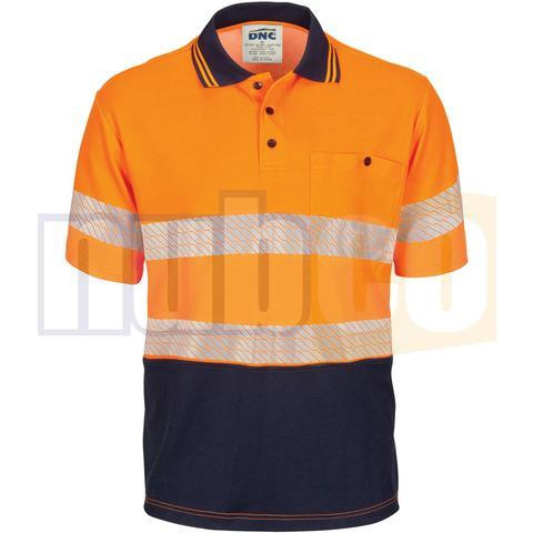 3XL O/N S/S HIVIS SEGMENT TAPED CD POLO