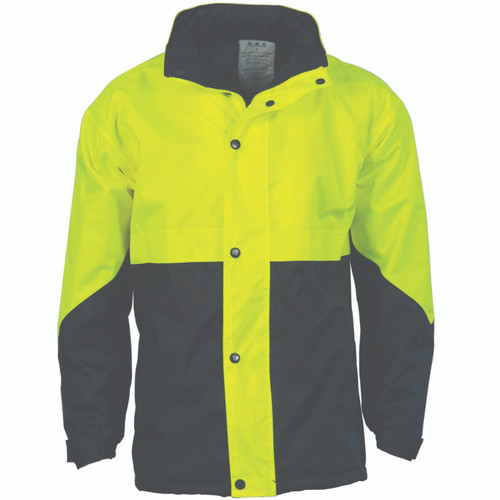 2XL YELLOW/NAVY HIVIS TWO TONE CLASSIC JACKET