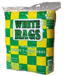 10KG WHITE T-SHIRT RAGS
