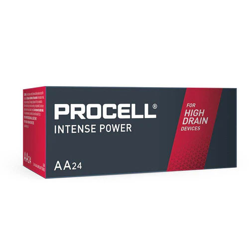 PROCELL INTENSE AKALINE BATTERIES - AA SIZE 24 PACK