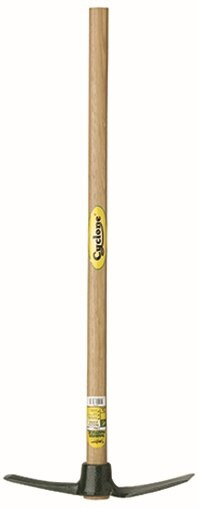2.2KG GARDEN MATTOCK WITH MEDIUM SIZE TIMBER HANDLE