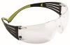 SF401AF-AS SECURE FIT CLEAR LENS SAFETY GLASSES