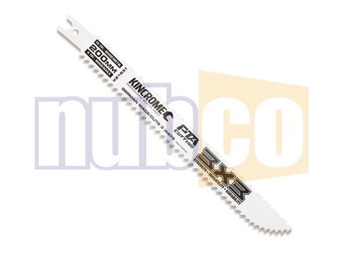 200MM 6TPI & 10TPI DOUBLE EDGE 3X3 RECIPRO SAW BLADE