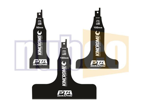 3PCE 50MM - 150MM RECIPROCATING SAW SCRAPER BLADE SET