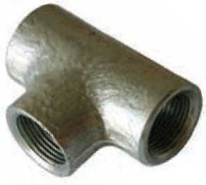 32MM GAL STEEL TEES
