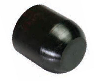 65MM BLACK STEEL CAPS