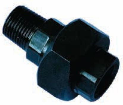 20MM BLACK STEEL M+F SS UNIONS