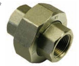 32MM BLACK STEEL 3000LB BSP F+F UNION