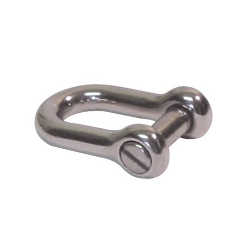 4MM S/S SLOT HEAD D SHACKLE