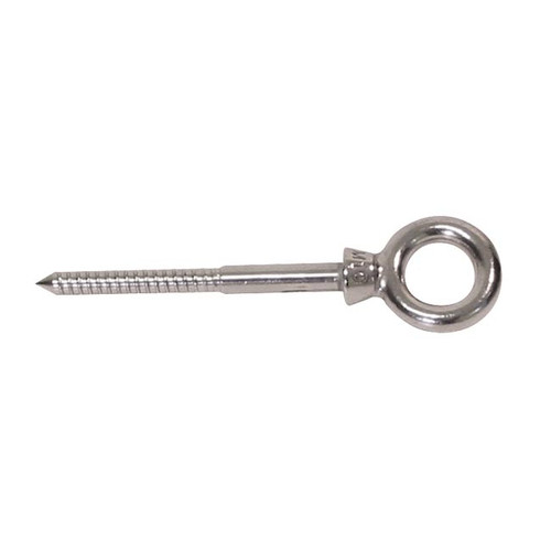 8MM S/S EYE BOLT HEAD LAG SCREW - LARGE HEAD