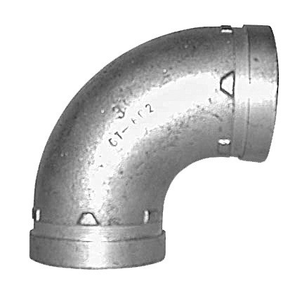 100MM ROLLGROOVE ELBOW 90 DEGREES SHORT