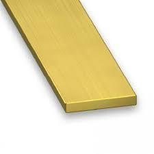 32X6MM BRASS FLAT BAR PER MTR