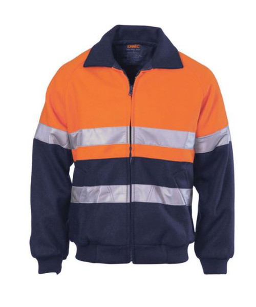 L YELLOW/NAVY TAPED HIVIS BLUEY JACKET