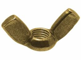3/8 BRASS WING NUT
