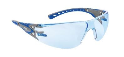 BLUE LENS GREY/BLUE FRAME EVO STREAM SAFETY GLASSES