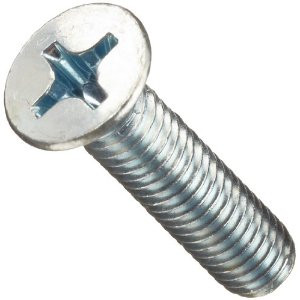 3/16X1/2 M/S Z/P CSK PHILLIPS METAL THREAD