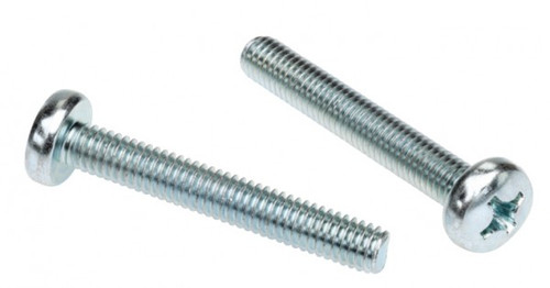 M3X20MM M/S Z/P PAN PHILLIPS METAL THREAD