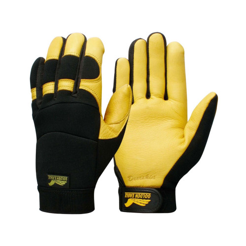 L YELLOW/BLACK CONTEGO GOLDEN EAGLE PREMIUM GLOVES