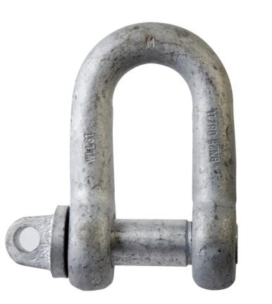 35MMX38MM 7TON GRADE M GALV DEE SHACKLE