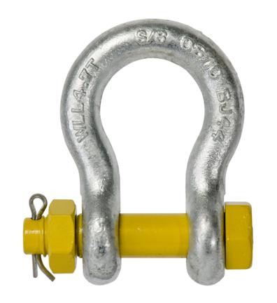 45MMX51MM 25TON SAFETY PIN HDG GRADE S BOW SHACKLE