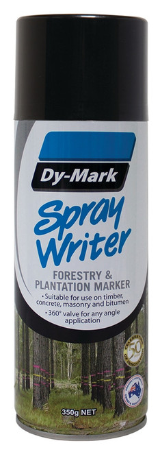 350G SPRAY WRITER FORESTRY MARKING PAINT - BLACK