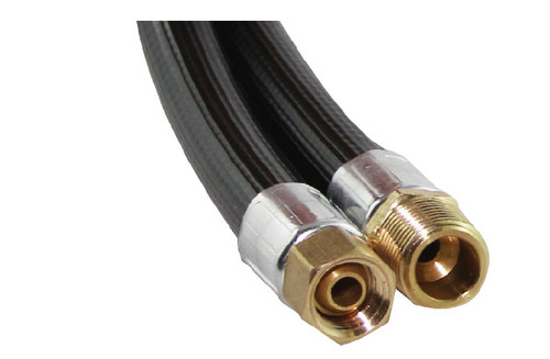 8MMX1800MM 3/8" BSPM X 1/4" BSPF PVC GAS HOSE