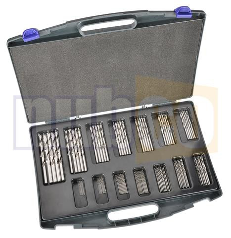1-10MM 105PCE METRIC HSS BRIGHT JOBBER DRILL BIT SET