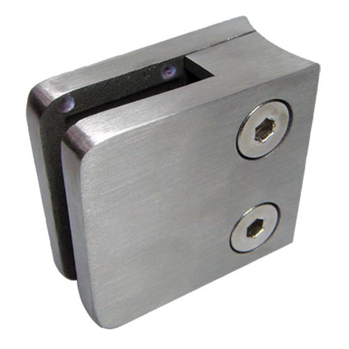 GLASS CLAMP 2\"R 8/10/12MM GLASS S/S 316