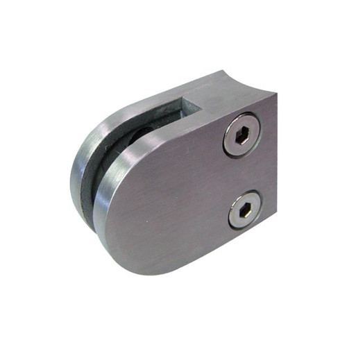 GLASS CLAMP 2"R 6/8/10MM GLASS S/S 316