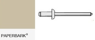 AS4-3 ALUM / STEEL RIVETS PAPERBARK 1000PK