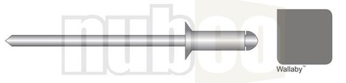 AS4-3 ALUM/STEEL RIVETS WALLABY 1000PK