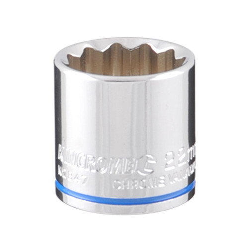22MM 3/8\" DRIVE MIRROR POLISH SOCKET
