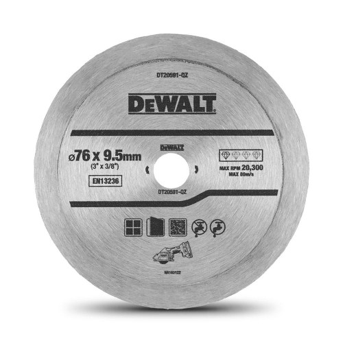 75MM DIAMOND CONTINUOUS TILE BLADE FOR CUT OFF TOOL