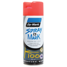 SPRAY & MARK LAYOUT PAINT FLUORO ORANGE 350G AEROS