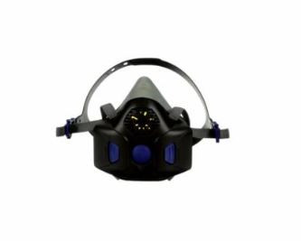 MEDIUM SECURE CLICK REUSABLE HALF FACE RESPIRATORY MASK