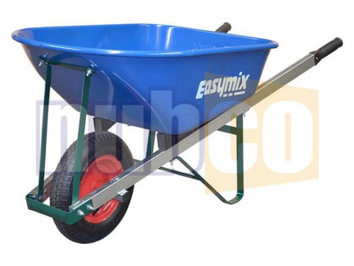 100LTR BLUE STEEL TRAY HANDYMAN WHEELBARROW