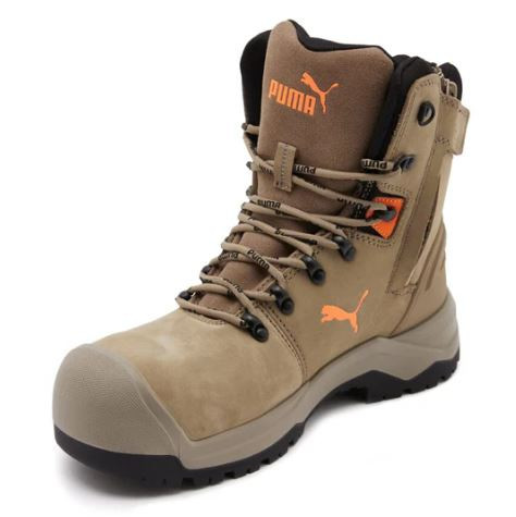 SIZE 10 STONE 8" HEAVY DUTY HIGH CUT SAFETY BOOT